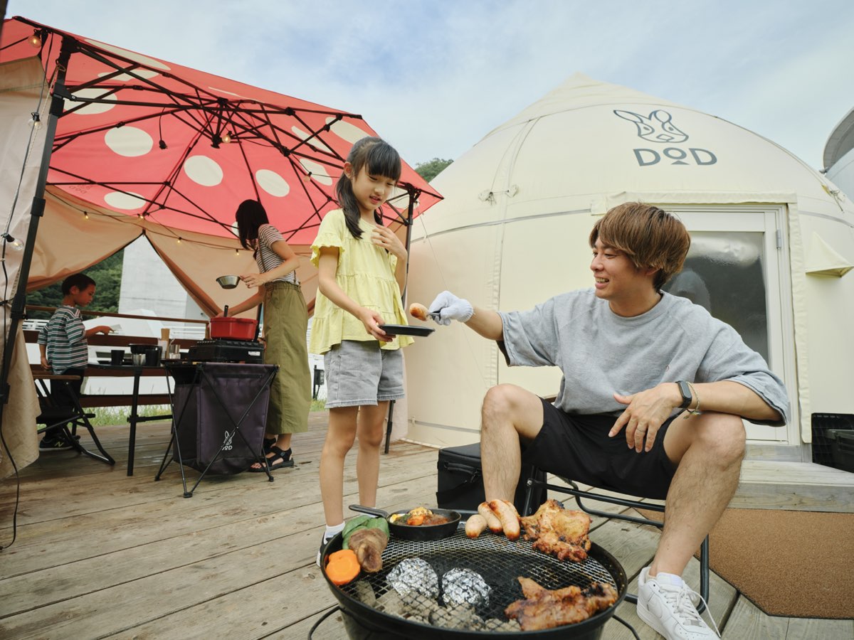 夕食BBQ